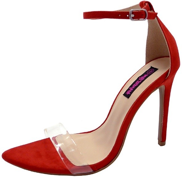 CLEAR 2 STRP HEELS