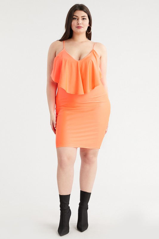 PLUS DEEP ITY DRESS