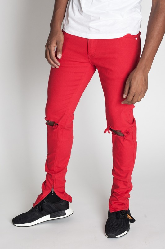 DESTROYED KNEE AKLE-ZIP