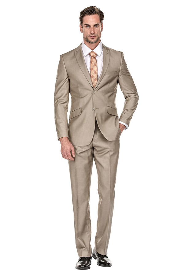 2 PCS TAN JACK SUITS