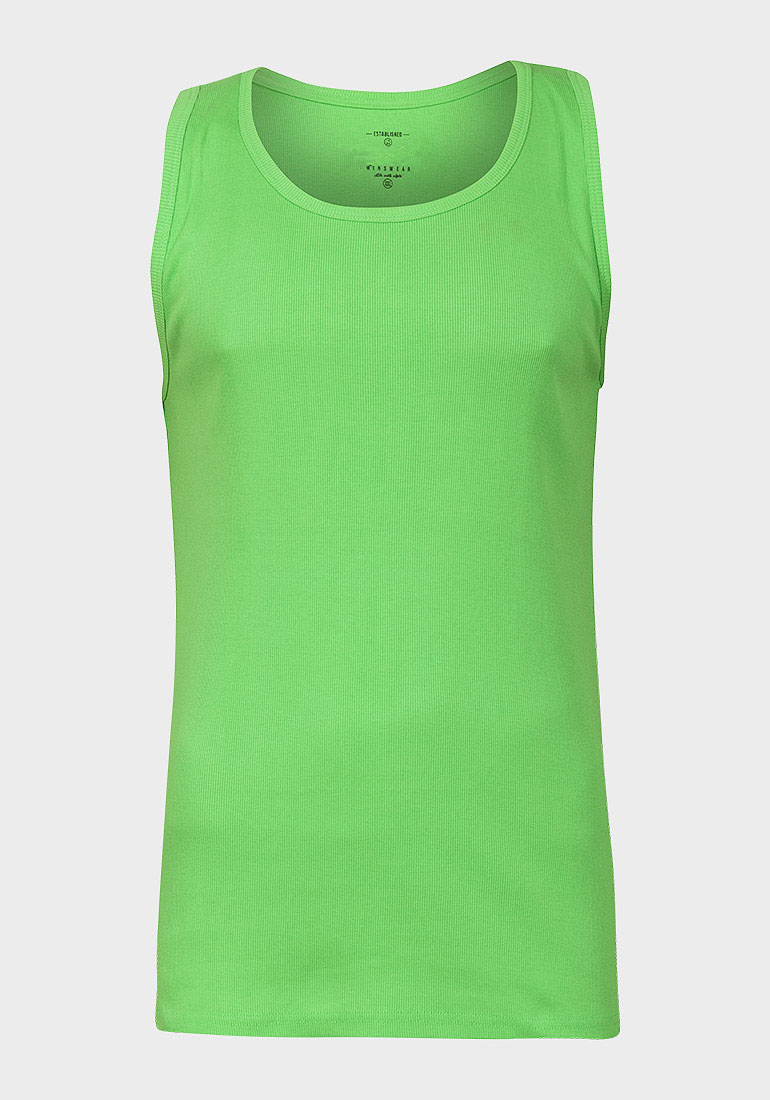 MEN RIBBED TANKS