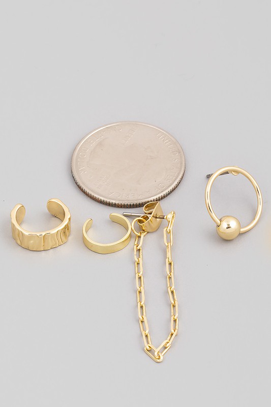 MINI CHAIN EARRINGS
