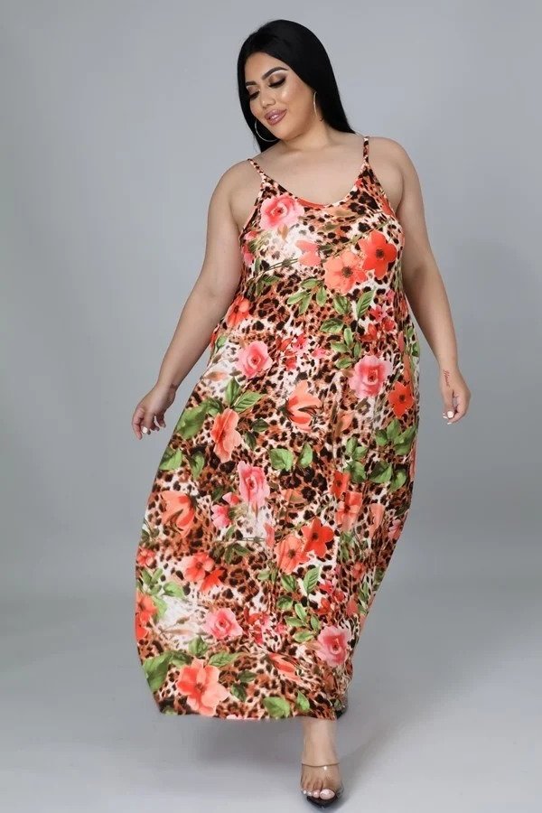 PLUS MAXI DRESS