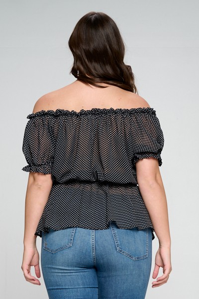 PLUS RUFFLE TOPS