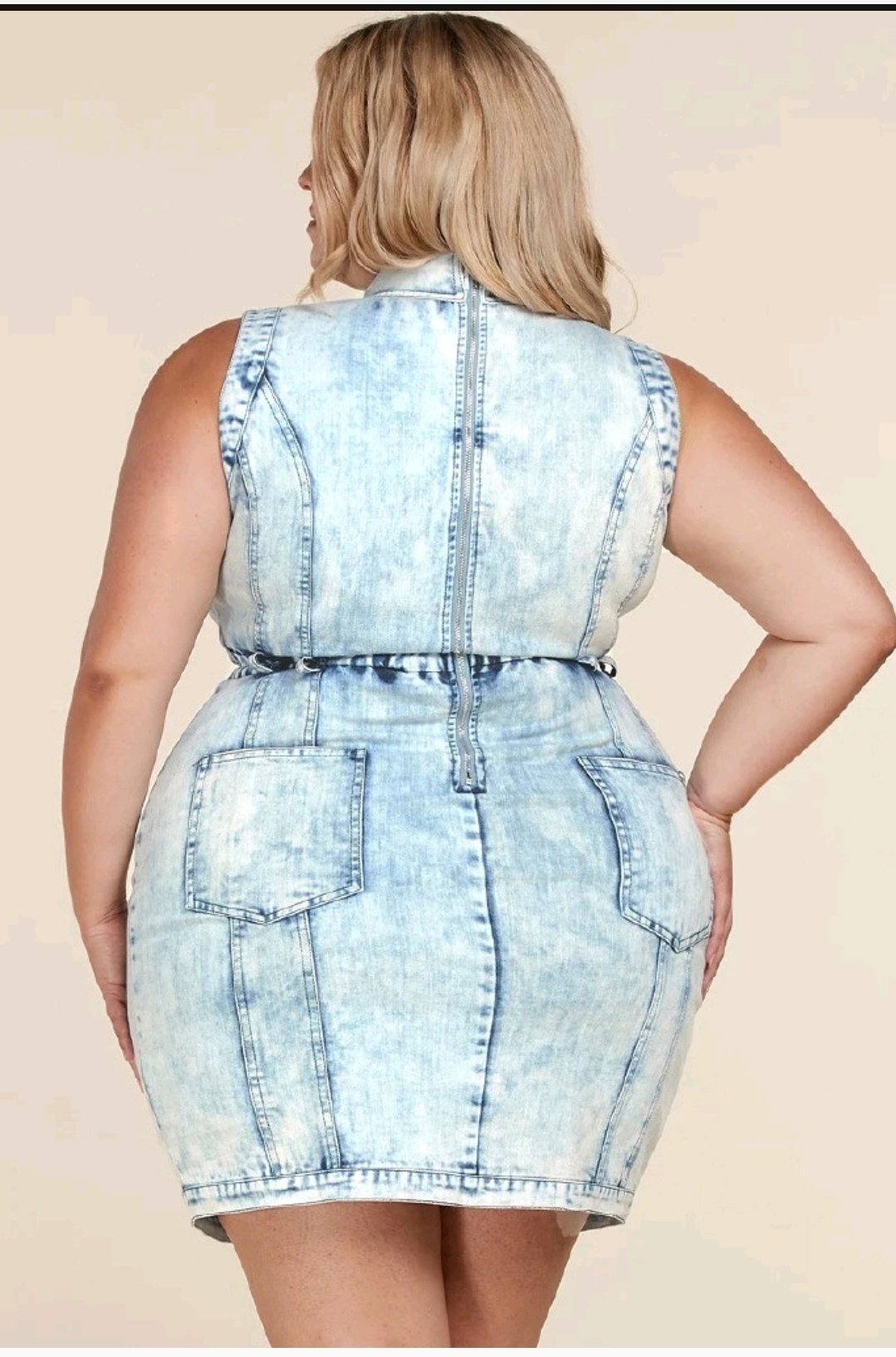 PLUS JEANS DRESS