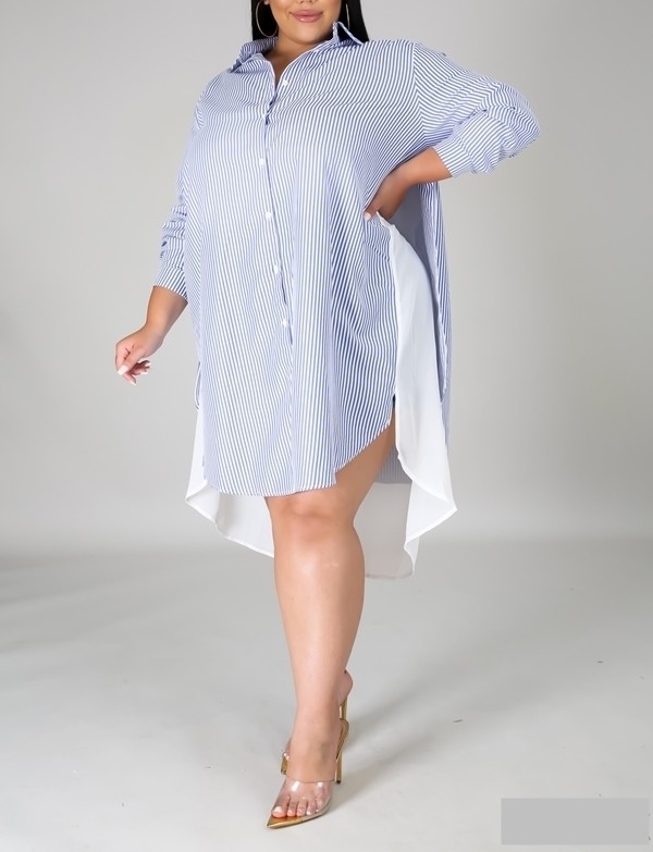 PLUS SHIRT DRESS