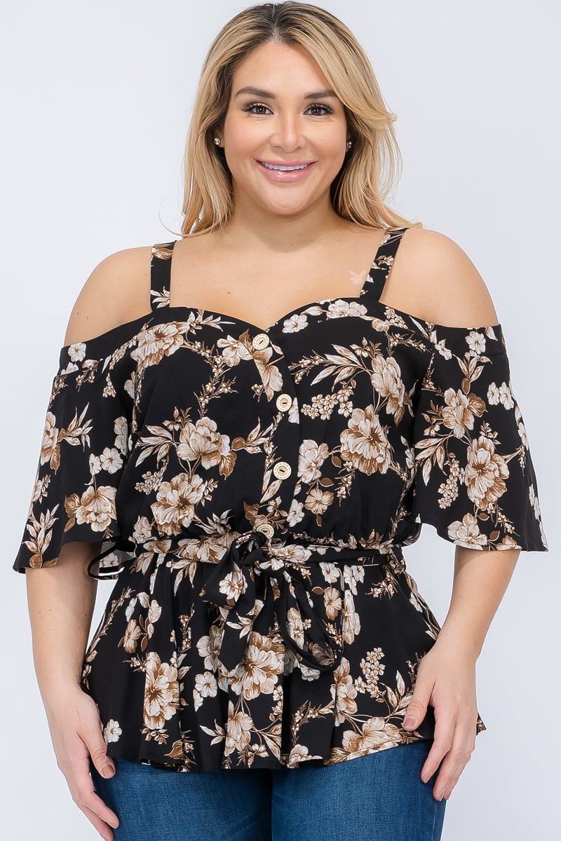 PLUS COLD SHLDR TOPS