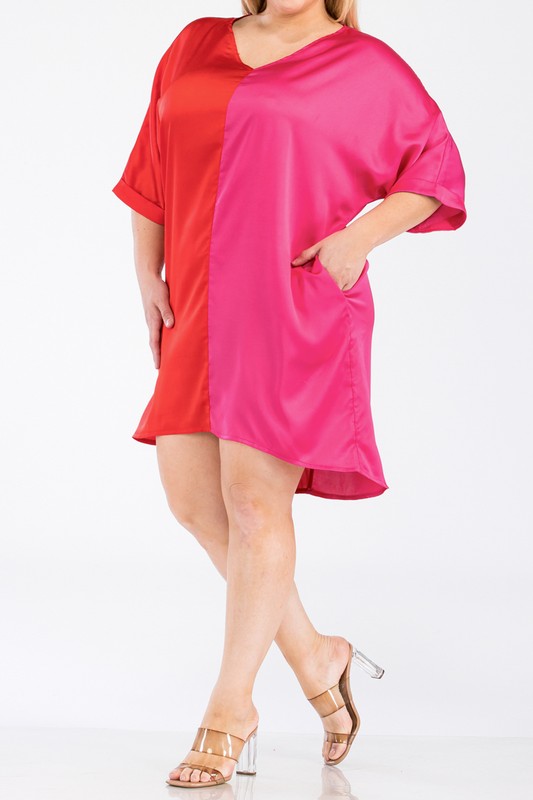 PLUS STIN MINI DRESS