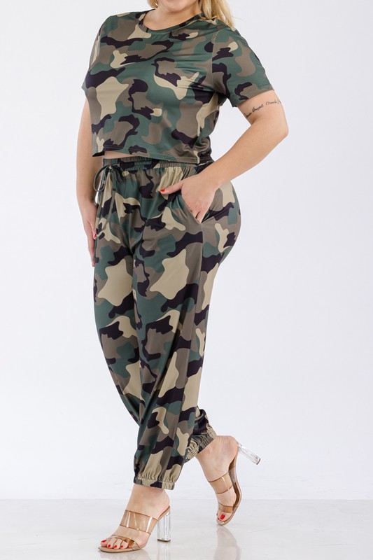 PLUS TOP AND PANT SETS