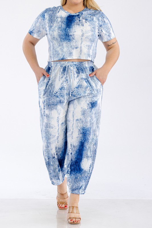 PLUS TOP AND PANT SETS