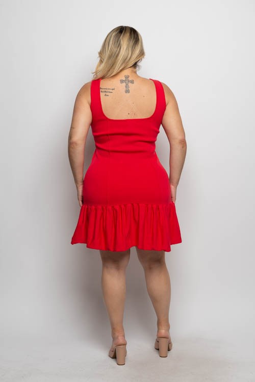 PLUS MINI SWTR DRESS