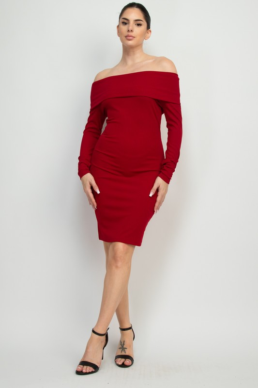 OFF SHOULDER DRESS