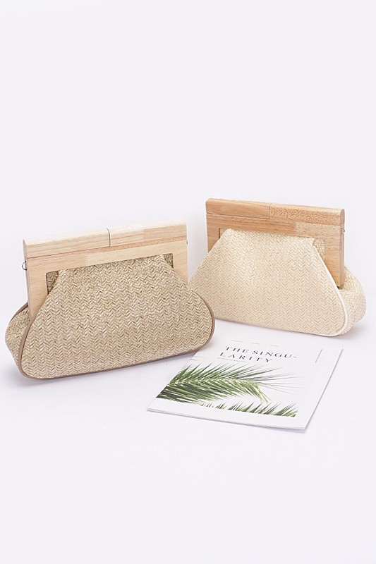 WOOD FRAME CLUTCH