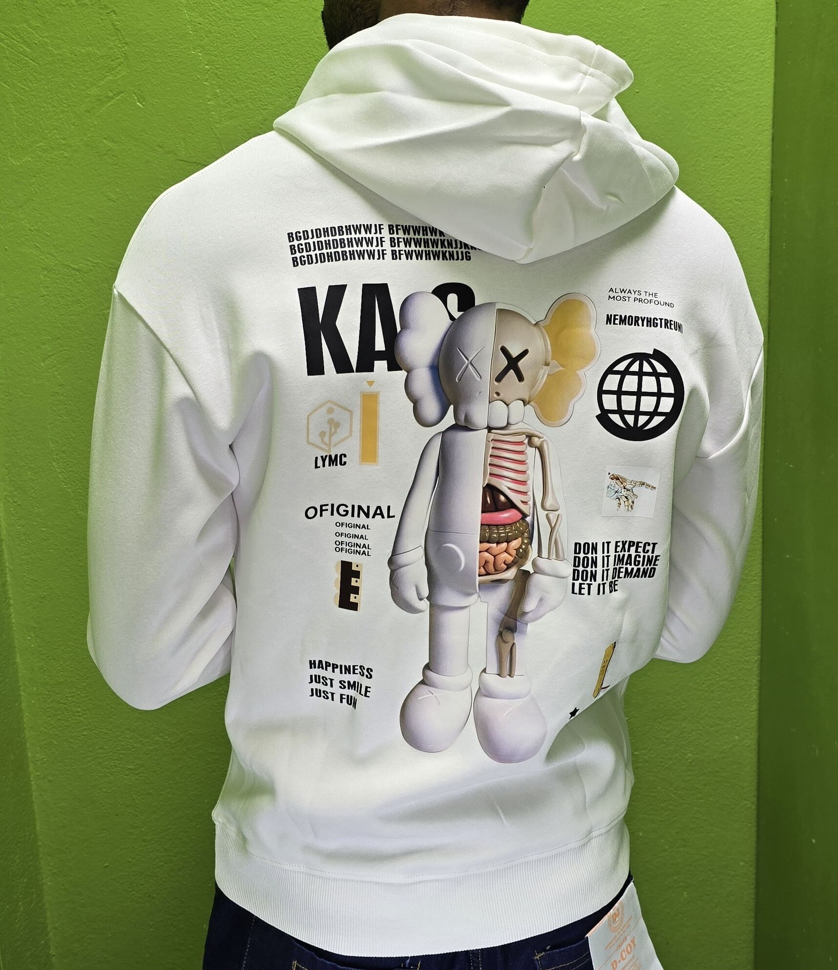 MEN HOODED LSLV SWTR