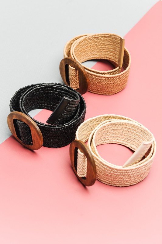 WOODEN BUCKLE BELTS