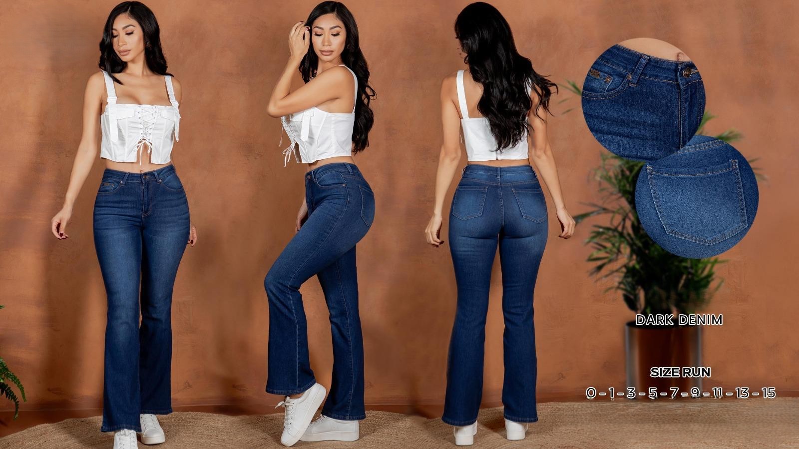 LADIES BOOTCUT JEANS