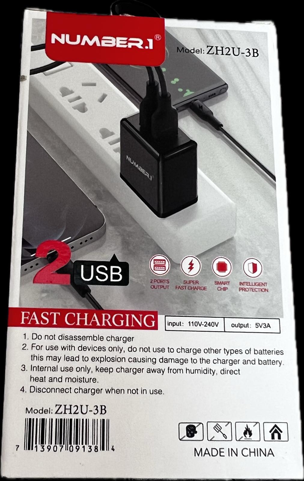 NUMBER 1 2IN1 USB TO TYPE C CABLE