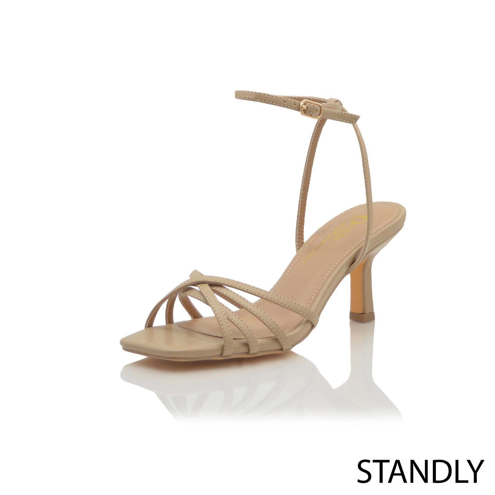 ANKLE STRAPPY MID HEELS