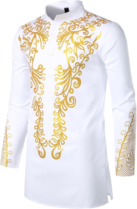 LONG SLEEVE DASHIKI SHIRT