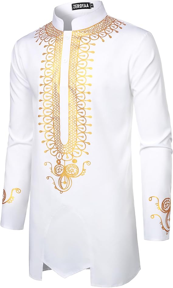 LONG SLEEVE DASHIKI SHIRT
