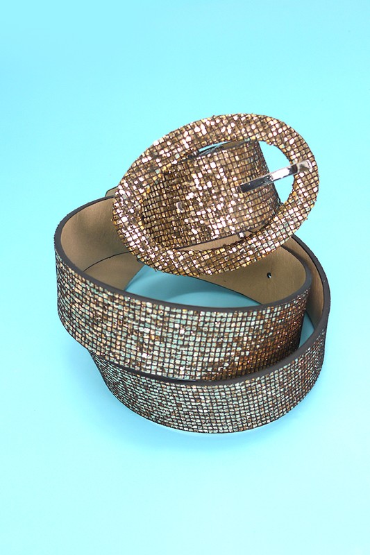 GLITTER STRAP BELTS