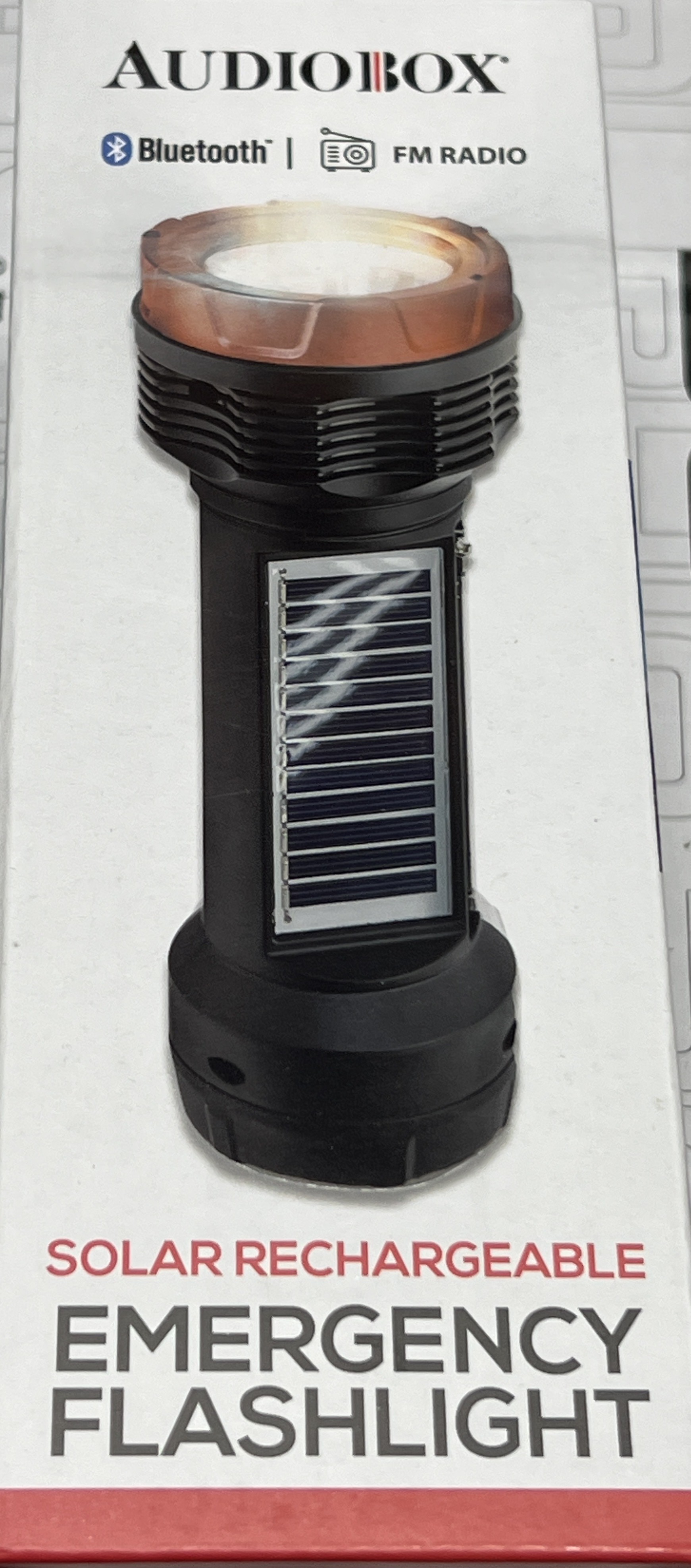 EMERGENCY FLASHLIGHT  AUDIOBOX