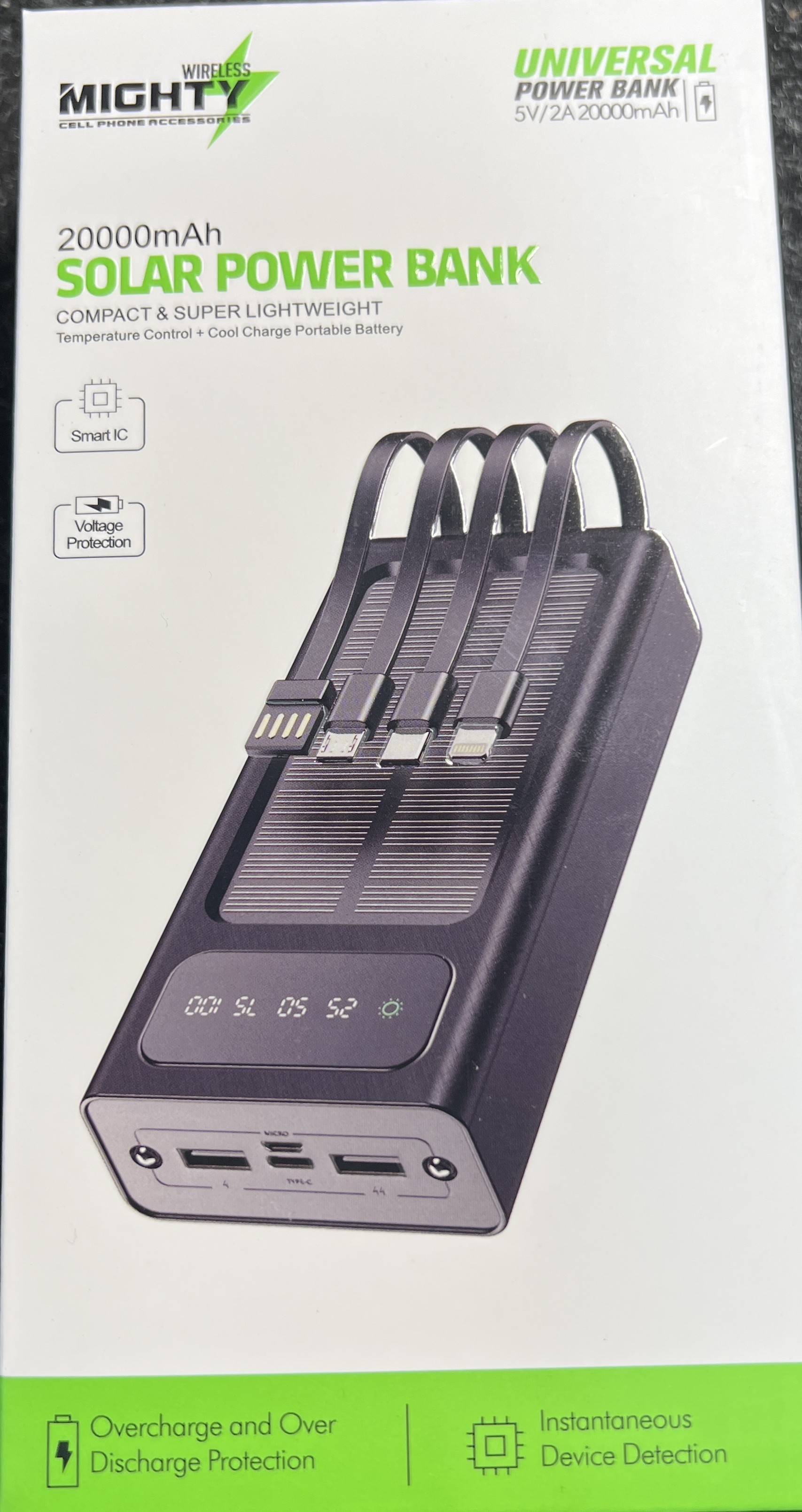 MIGHTY UNI POWERBANK 20000MAH