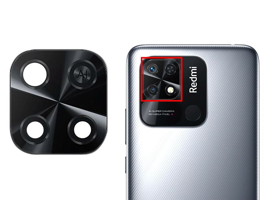 XIAOMI REDMI 10C GLASS LE CAMERA