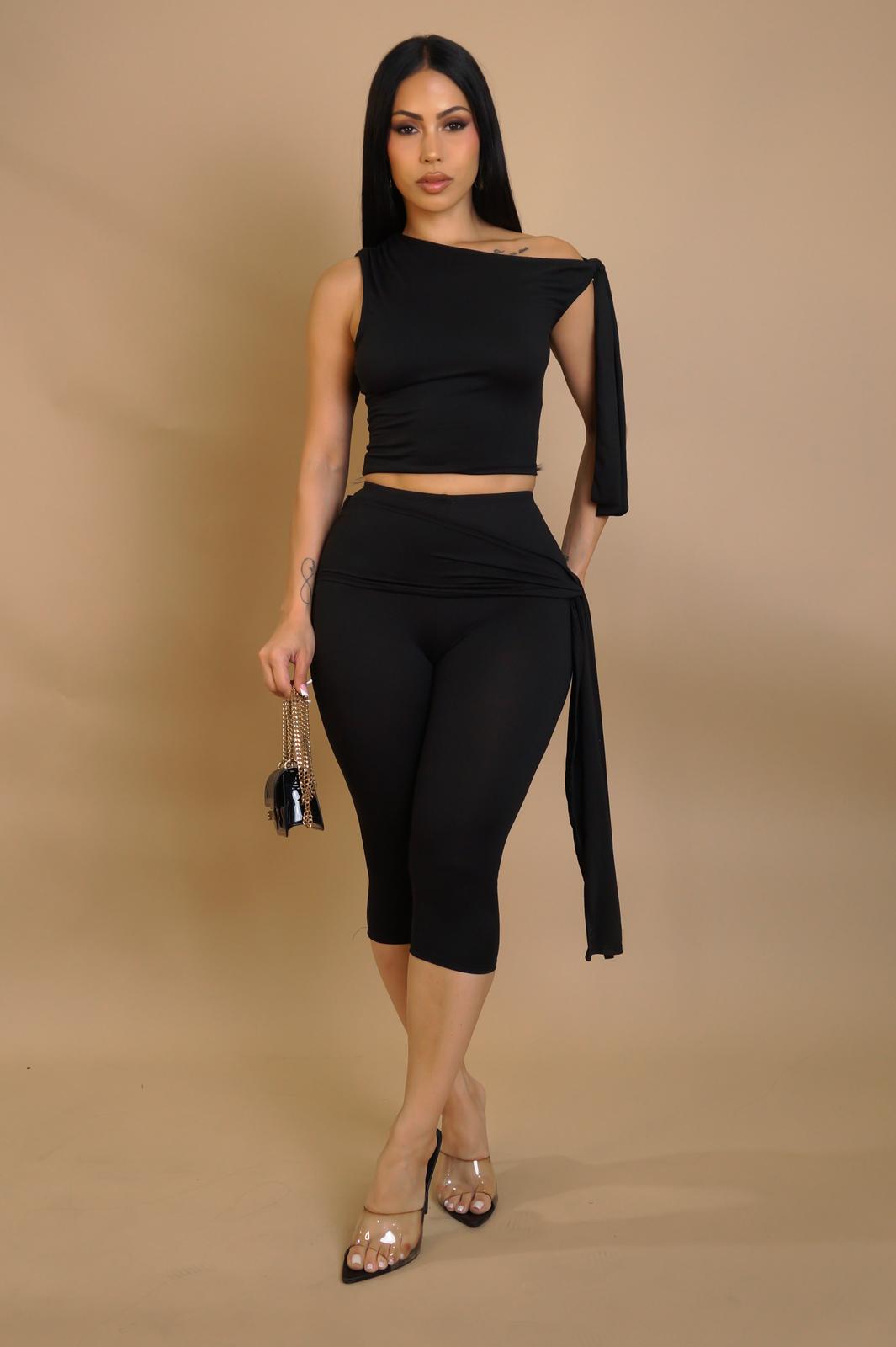 LADIES TOP AND SHORT SET