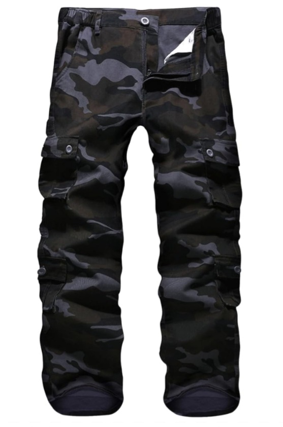 MENS CAMO CARGO PANTS