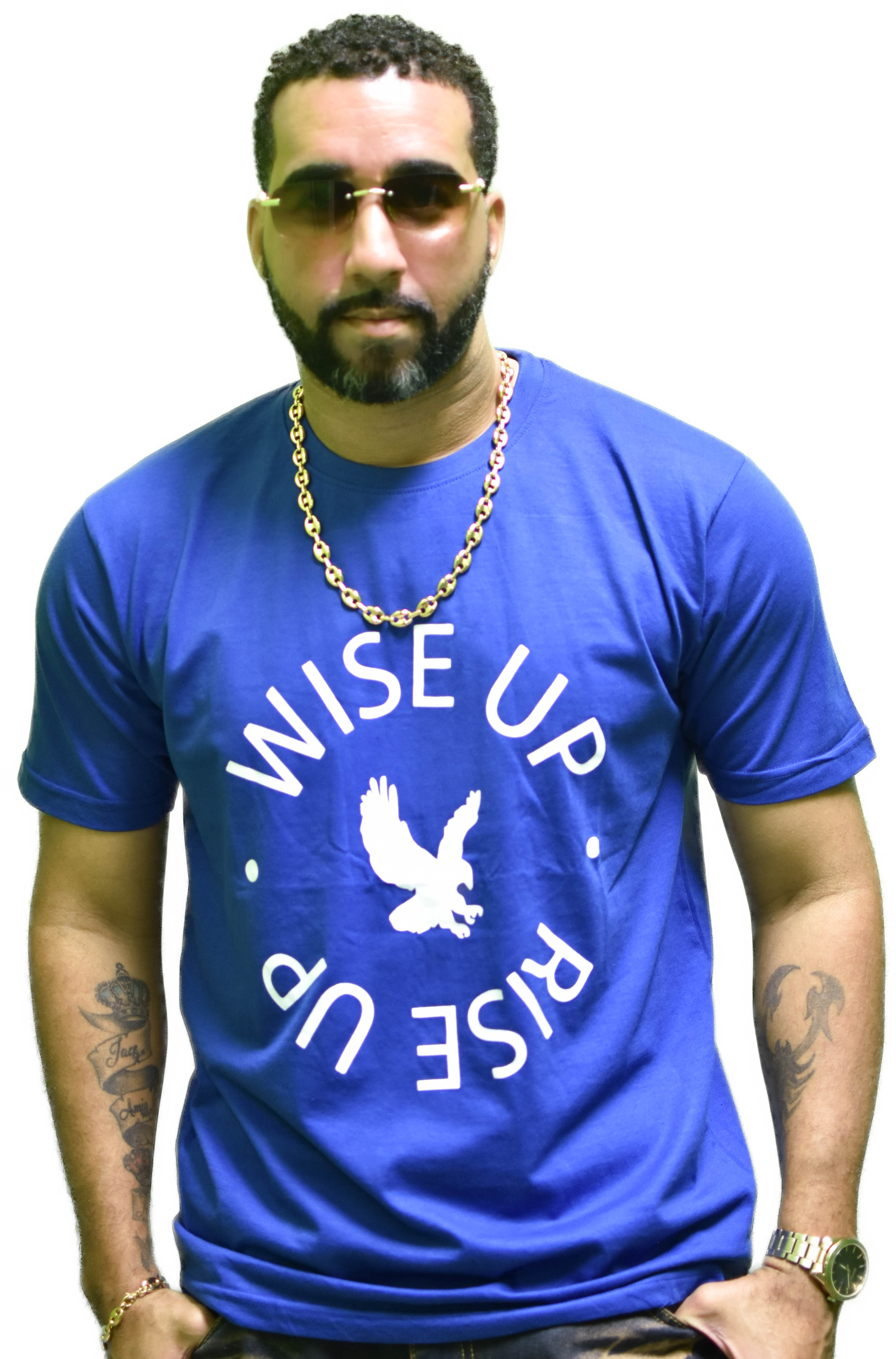 WISE UP RISE UP CIRCLE EAGLE