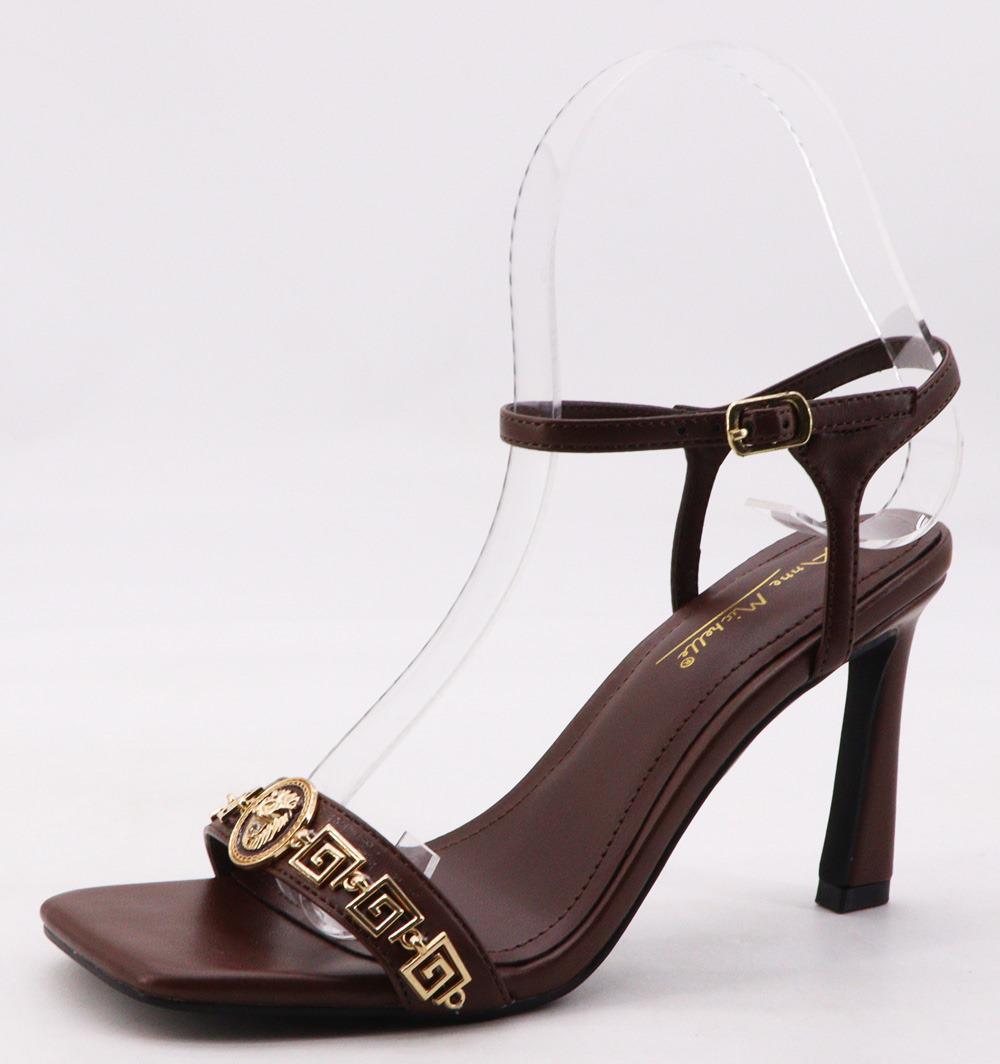 ANKLE STRAPPY MID HEEL HEELS