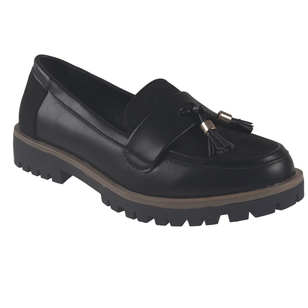 LADIES MATT PLATFORM SHOES