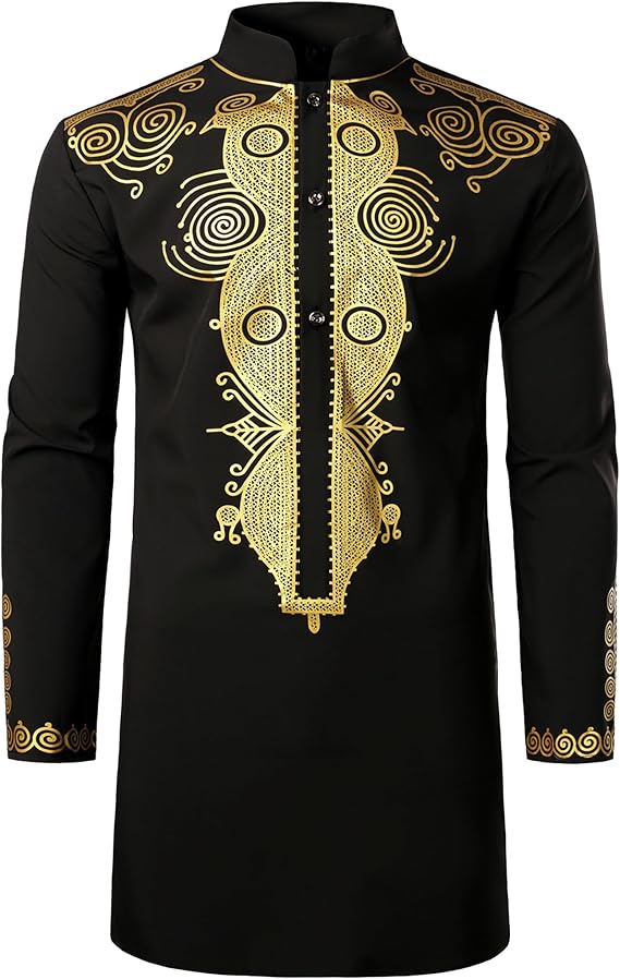LONG SLEEVE DASHIKI SHIRT