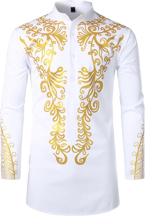 LONG SLEEVE DASHIKI SHIRT