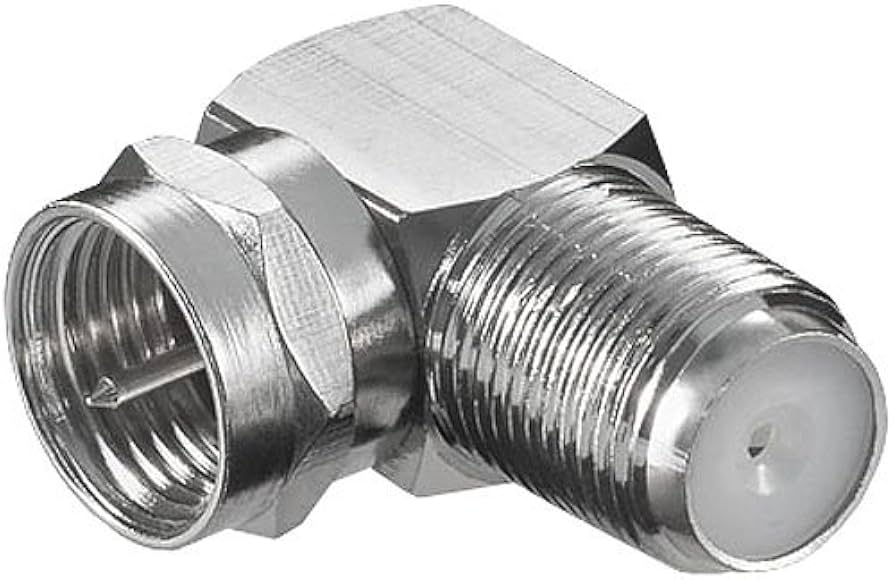 ADAPTER F MALE TO F TYPE FEMALE ANGLE